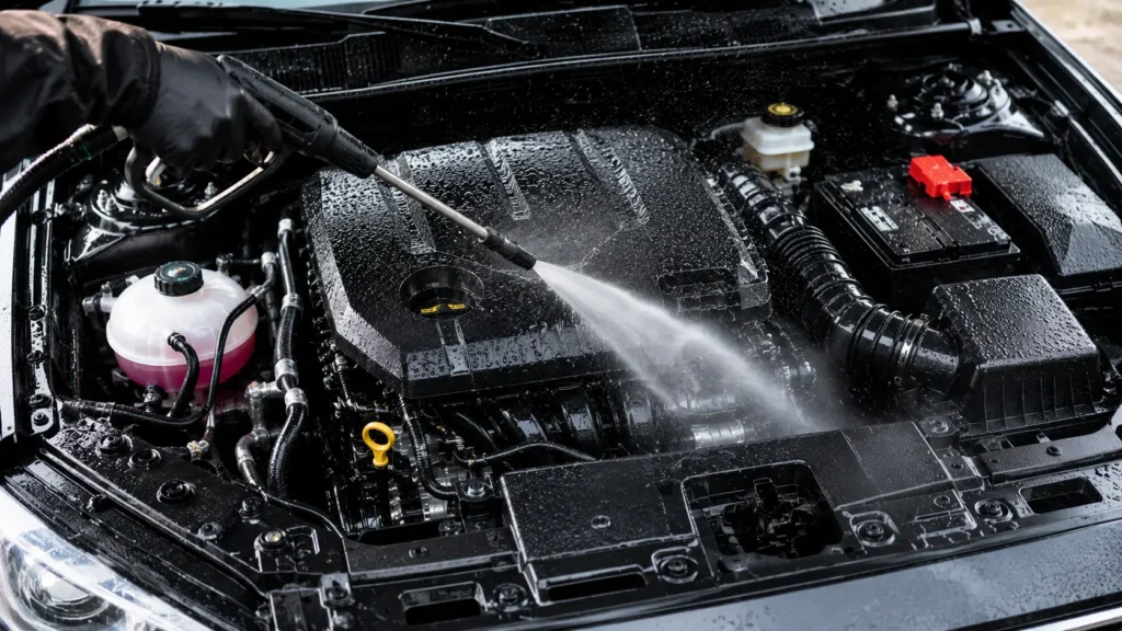 engine bay pressure washing winnipeg