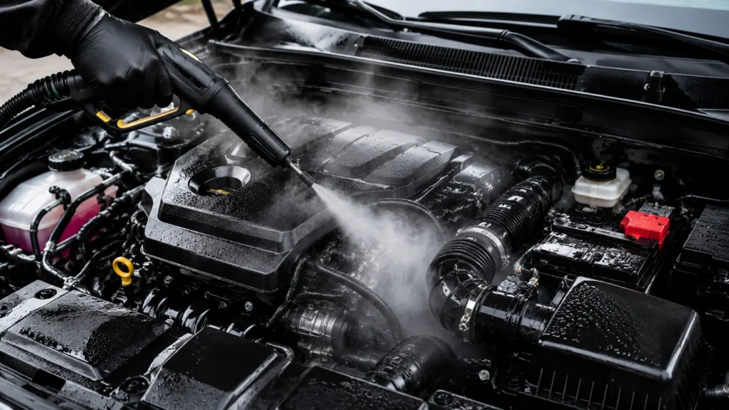 engine bay steam cleaning winnipeg